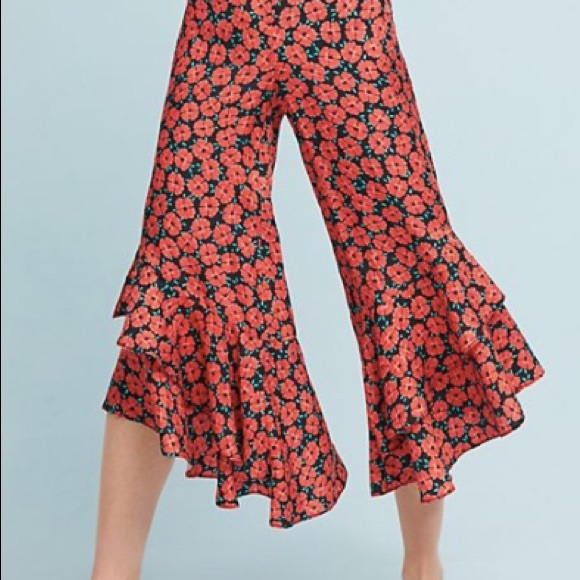 Ett:twa by Anthropologie Floral Wide Pants - Picture 2 of 10